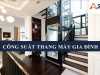 Công suất thang máy gia đình là gì? Cách tính công suất