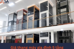 Báo giá thang máy gia đình 5 tầng mới 2024