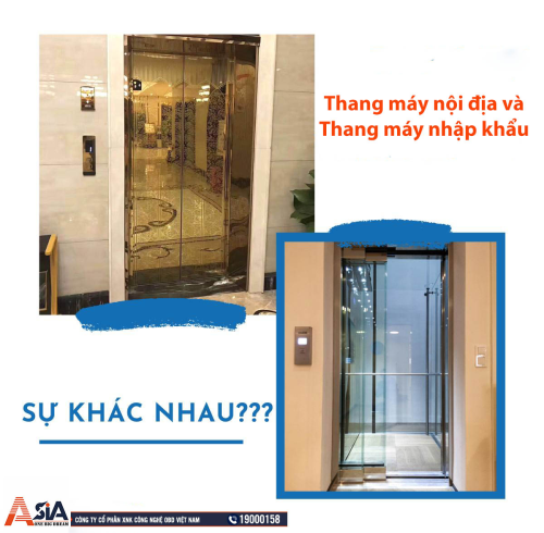 Phân biệt thang máy nhập khẩu và thang máy nội địa
