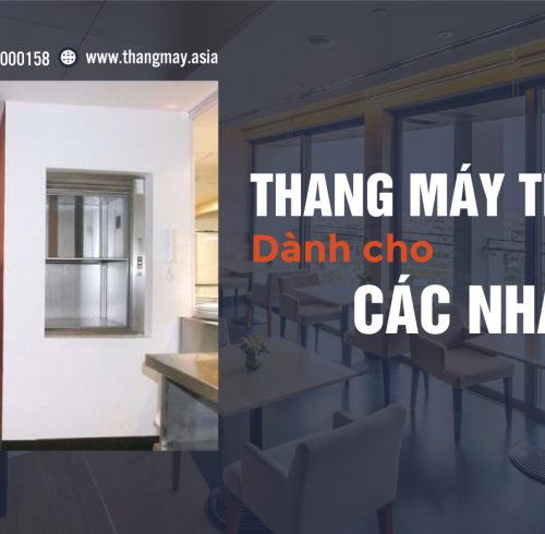 Thang máy thuỷ lực dành cho các nhà hàng