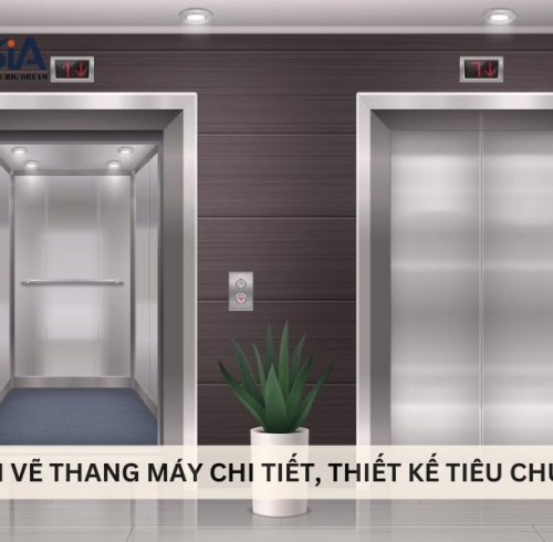 Bản vẽ thang máy gia đình chi tiết, thiết kế tiêu chuẩn