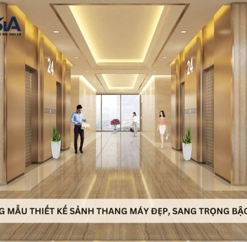 Những mẫu thiết kế sảnh thang máy đẹp, sang trọng bậc nhất