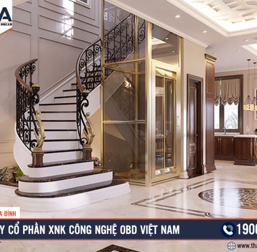 Lắp đặt nội thất thang máy gia đình