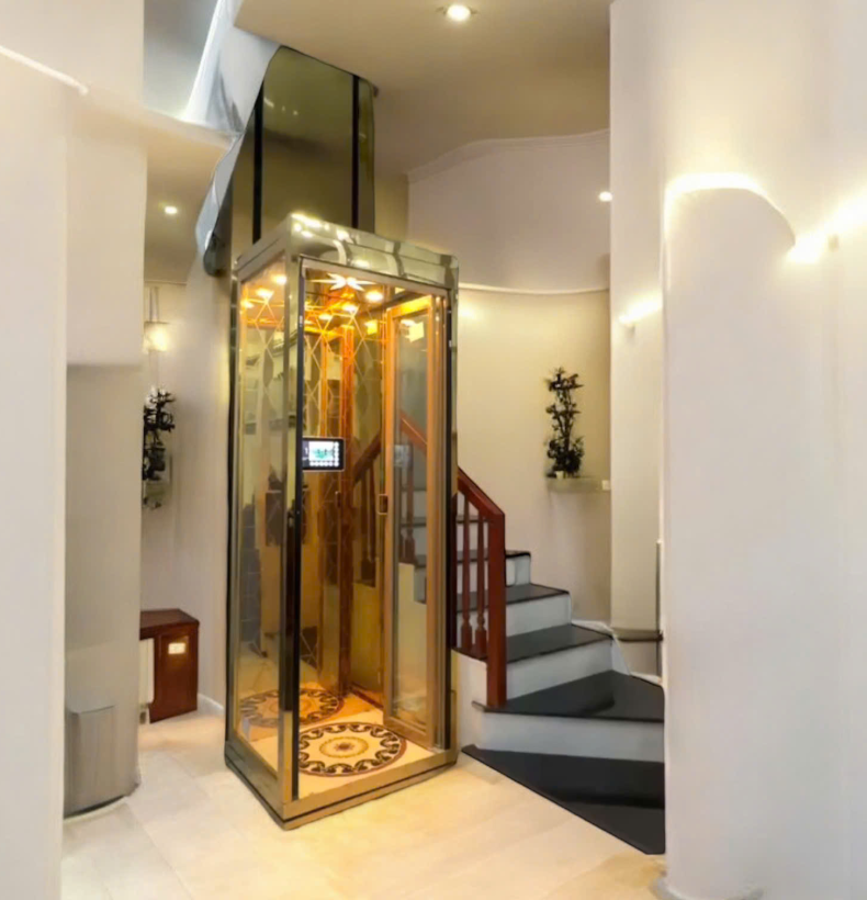 Thang Máy Mini 2 Người Cho Nhà Cải Tạo