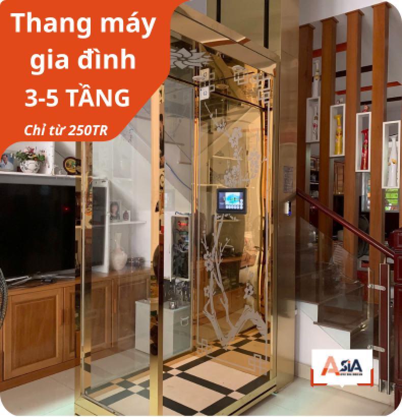 Thang Máy Gia Đình Không Cần Hố Pit