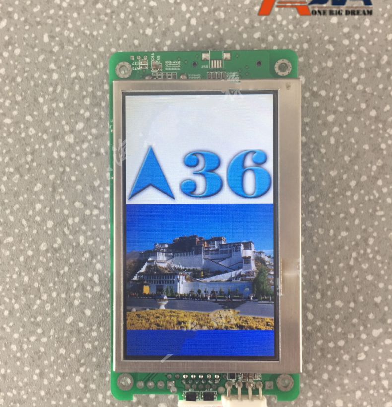 Bảng điều khiển trung tâm LCD 4.3in