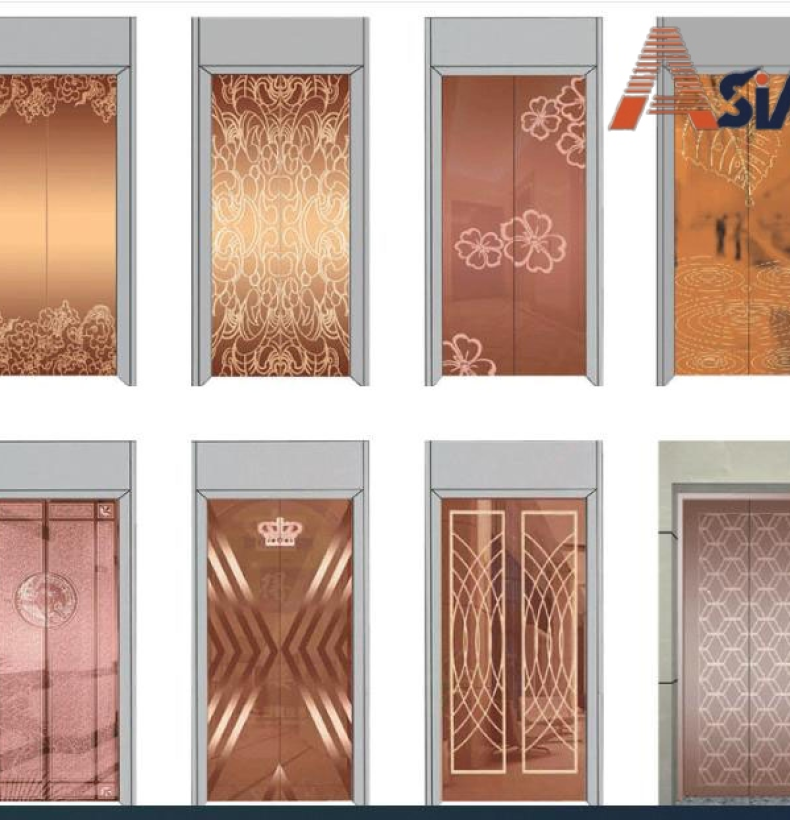Mẫu cửa thang máy Asia