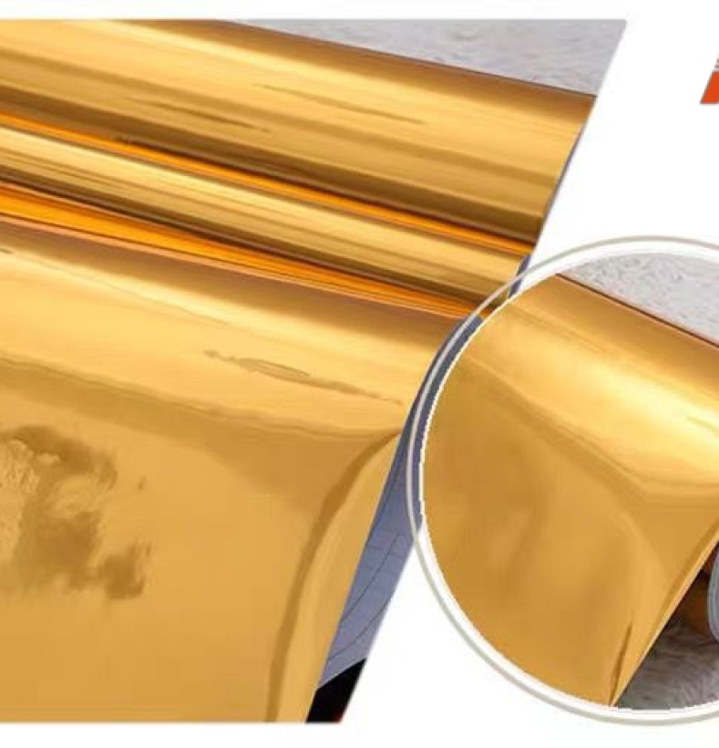 Miếng dán giả kim loại nội thất thang máy 