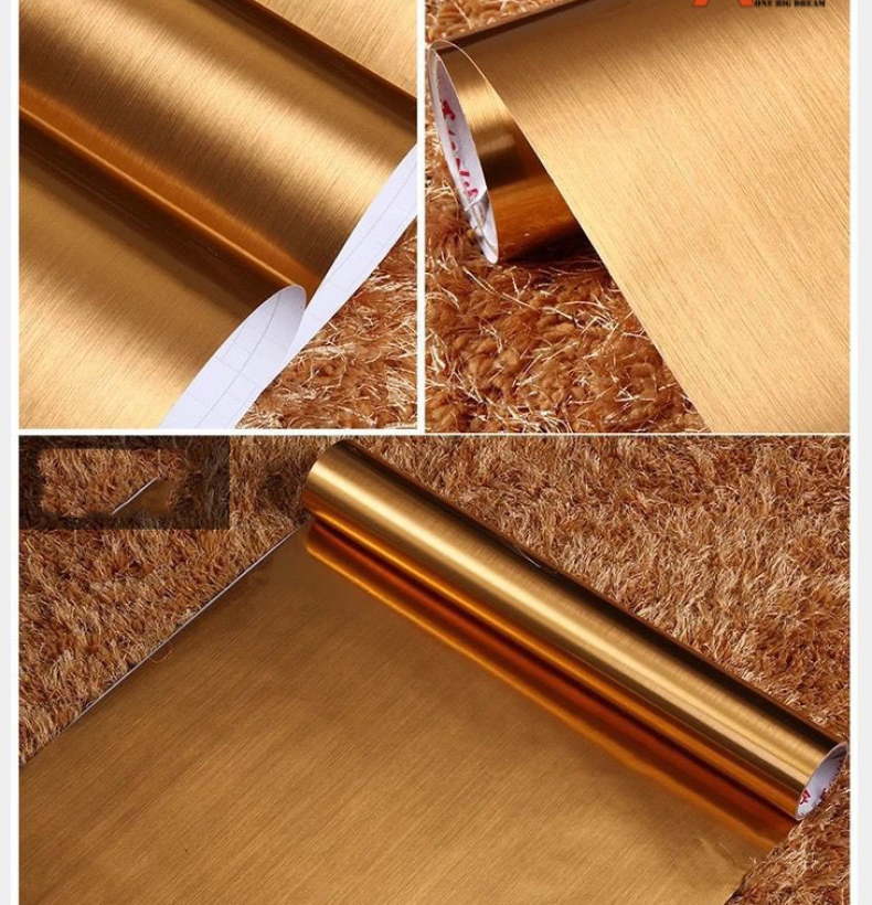 Miếng dán giả kim loại nội thất thang máy 