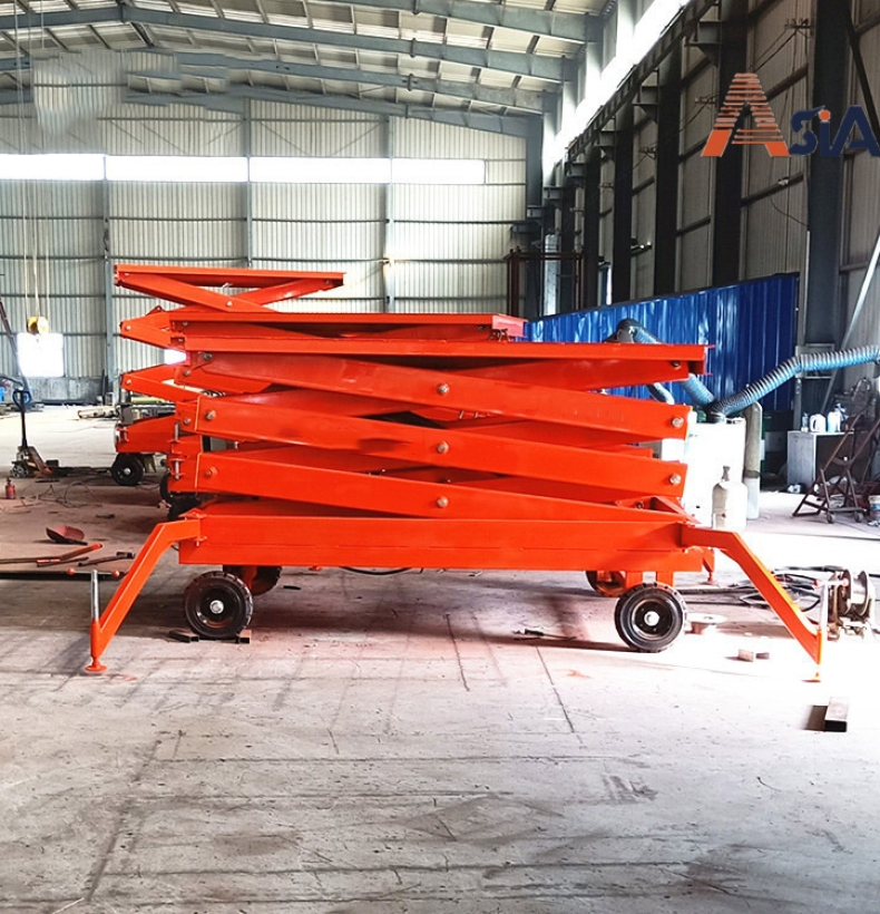 THANG MÁY TẢI HÀNG DẠNG CẮT KÉO DI ĐỘNG