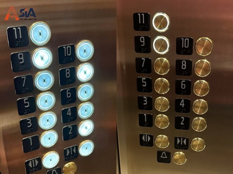 Công dụng của nút bấm thang máy