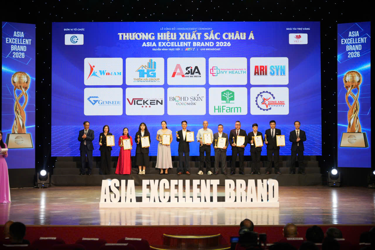 Top 10 Thương hiệu xuất sắc châu Á hệ thống showroom nhà máy đại lý toàn quốc
