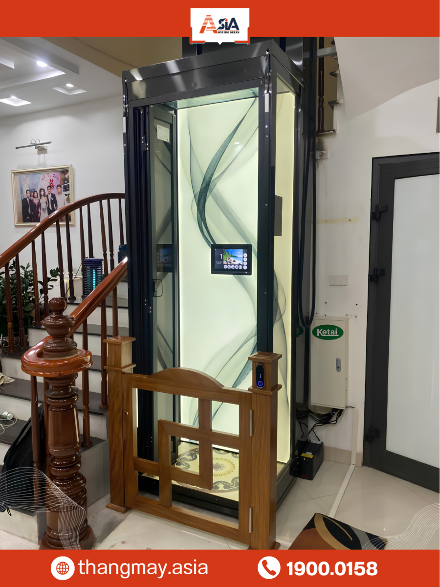 ưu điểm thang máy thủy lực giá rẻ vận hành êm trong gia đình