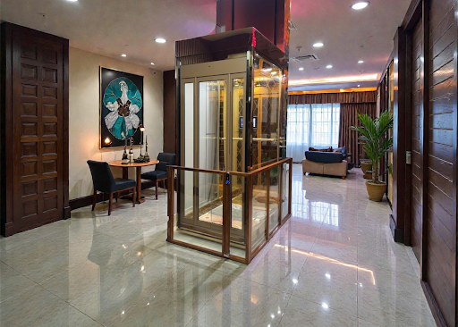 thang máy không hố pit đẹp