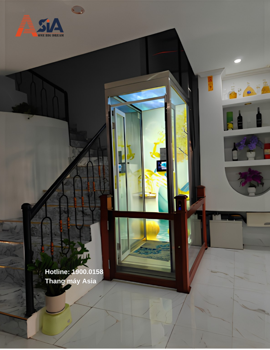 Kiểm tra và bàn giao thang máy thủy lực 5 tầng sau khi hoàn tất lắp đặt