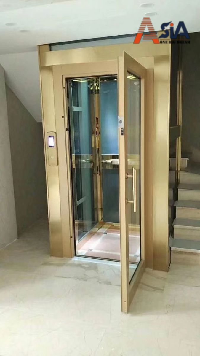 mẫu thang máy gia đình nhỏ gọn