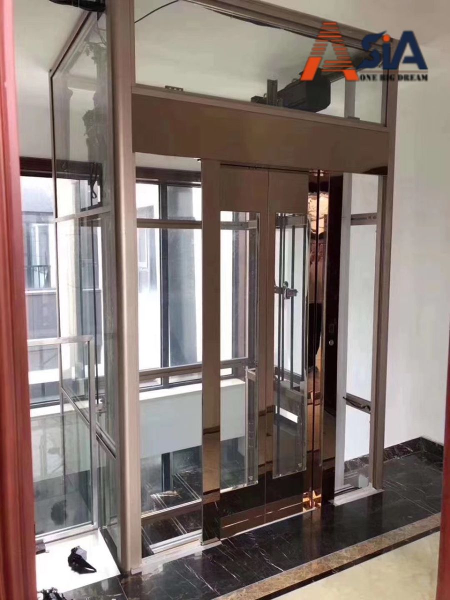 mẫu thang máy thủy lực cho gia đình
