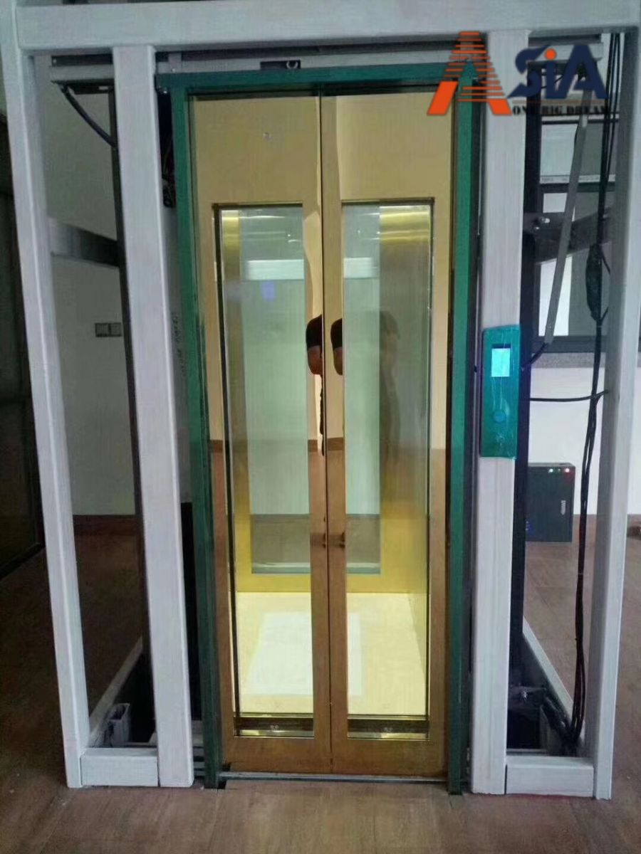 thiết kế thang máy gia đình thực tế