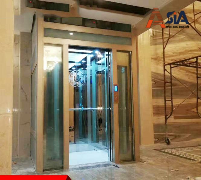 thang máy thủy lực Asia cho nhà phố cải tạo cần tối ưu diện tích