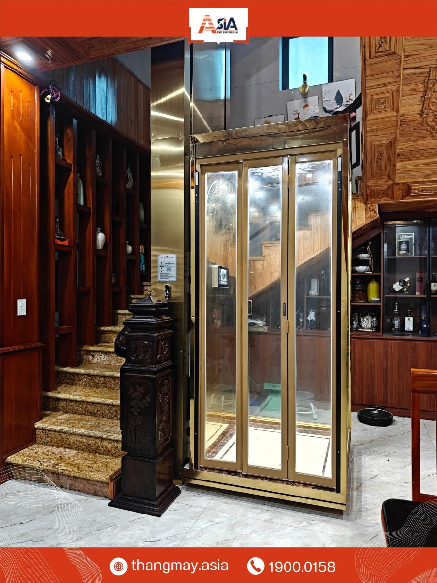 thang máy thủy lực giá rẻ cho gia đình nhà phố