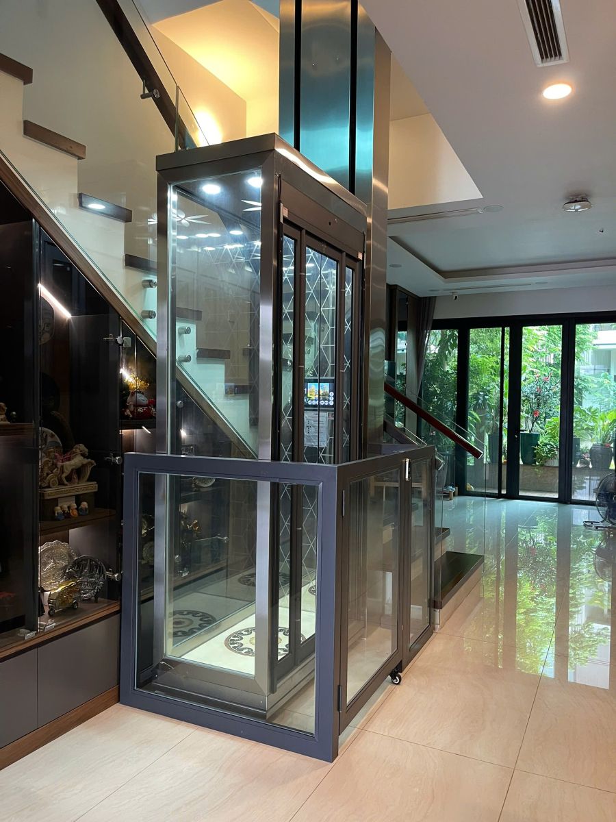 thang máy biệt thự trục vít asia