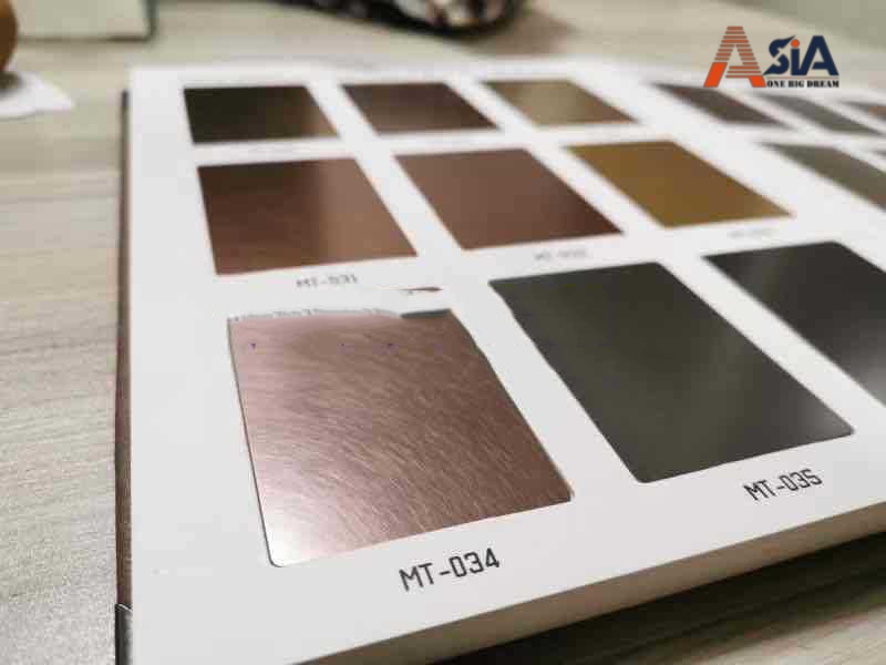 Thang Máy ASIA cung cấp đa dạng màu sắc tấm Inox sọc nhuyễn ốp nội thất thang máy