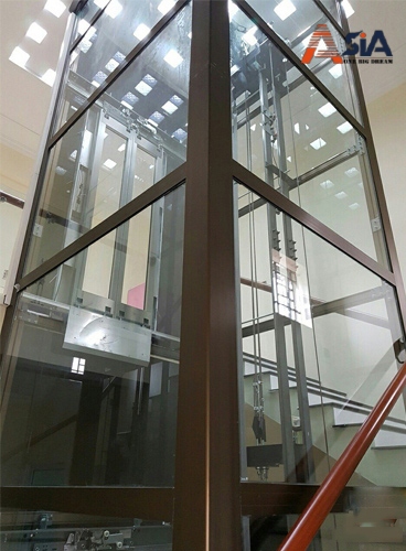 Khung nhôm thang máy máy ASIA có vai trò đảm bảo an toàn 