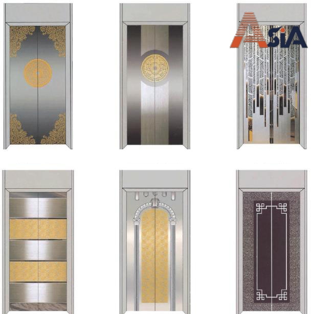Một số mẫu cửa thang máy Asia có thiết kế đơn giản nhưng vô cùng tình tế
