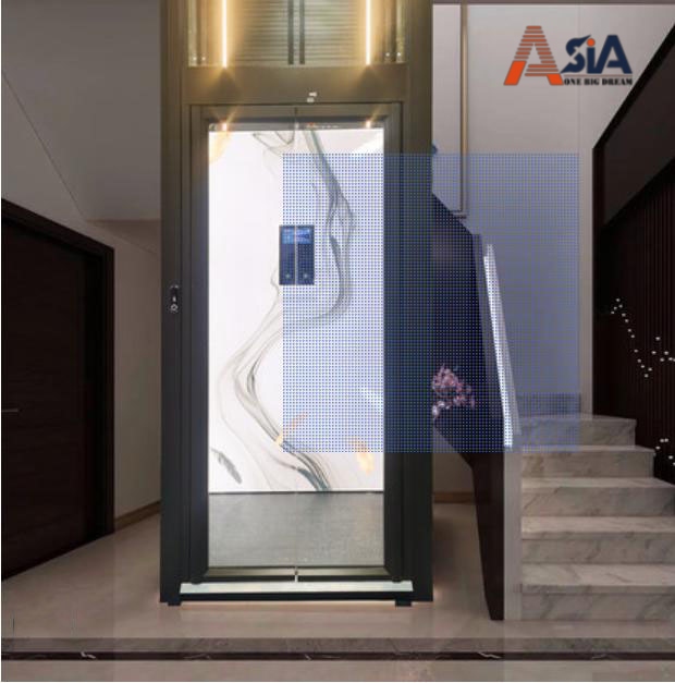 thang máy cabin trần Asia thiết kế nhỏ gọn, không chiếm nhiều diện tích